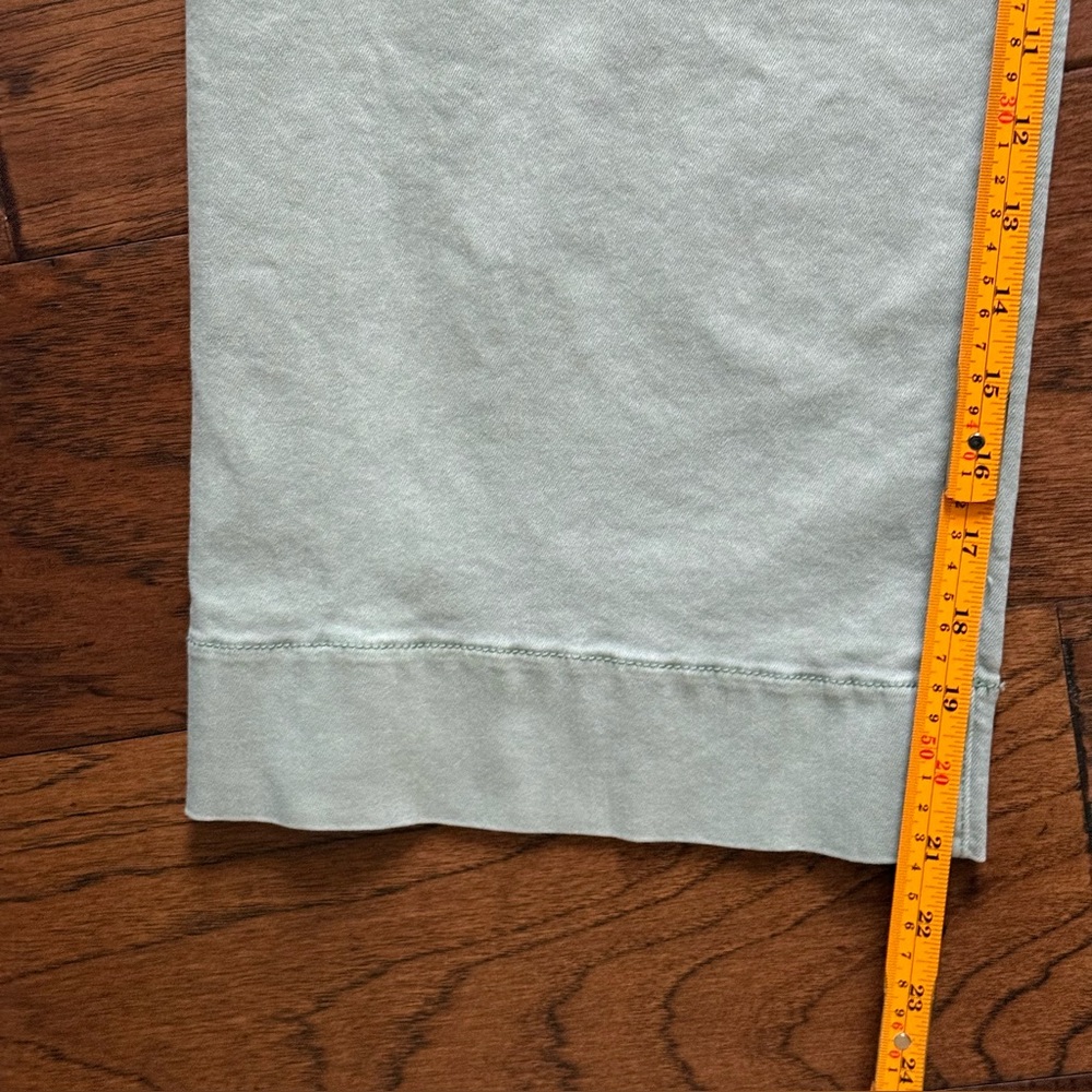 LC Lauren Conrad Wide-Leg Capri Pants Green 12P - Picture 7 of 13